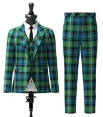 Custom Made Campbell of Argyll Tartan Suit Front