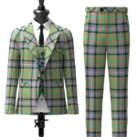 Custom Made Cochrane Tartan Suit Front