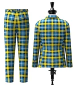 Custom Made Doddie Weir Tartan Suit Back