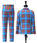 Custom Made Edinburgh Tartan Suit Back