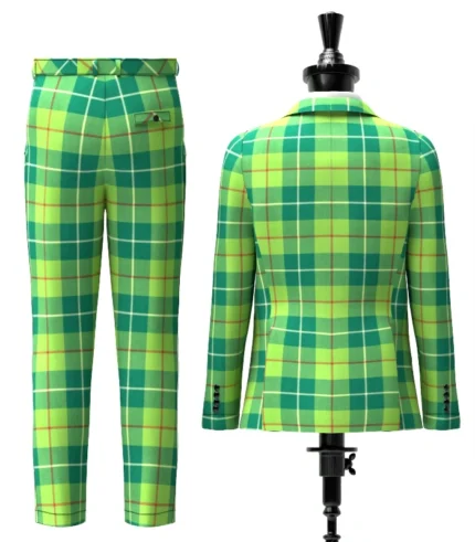 Custom Made Galloway Hunting Tartan Suit Back