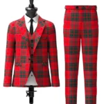 Custom Made Grant Tartan Suit Front