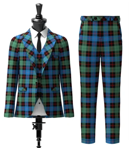 Custom Made Guthrie Tartan Suit Front