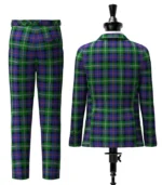 Custom Made Loch Carron Tartan Suit Back