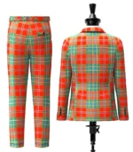 Custom Made Maclean of Duart Tartan Suit Back