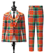Custom Made Macnaughton Tartan Suit Front