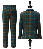 Custom Made Mcconnell Tartan Suit Back