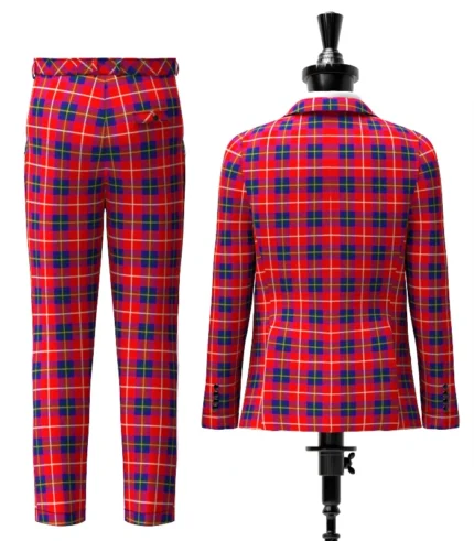 Custom Made Mcgill Tartan Suit Back