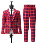 Custom Made Mcgill Tartan Suit Front