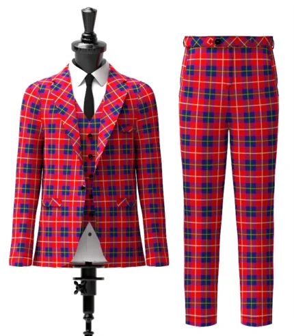 Custom Made Mcgill Tartan Suit Front