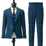 Custom Made Miller Tartan Suit Front