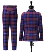 Custom Made Pride of Scotland Tartan Suit Back