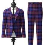 Custom Made Pride of Scotland Tartan Suit Front