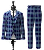 Custom Made Roberts Tartan Suit Front