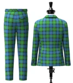 Custom Made Stirling Tartan Suit Back