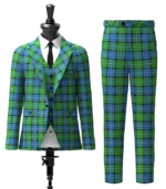 Custom Made Stirling Tartan Suit Front