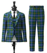 Custom Made Turnbull Hunting Tartan Suit Front