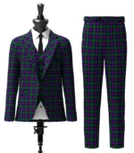 Custom Made Urquhart Tartan Suit Front