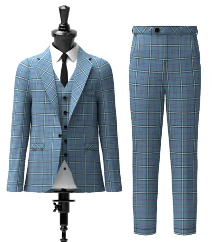 Custom Made Vivienne Westwood Tartan Suit Front