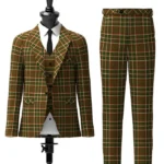 Custom Made Williams Tartan Suit Front