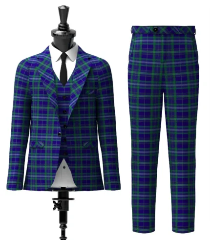 Davies Tartan Suit Front