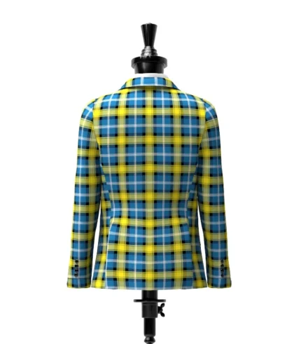 Doddie Weir Tartan Jacket Back