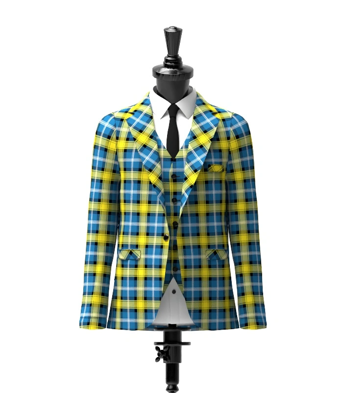 Doddie Weir Tartan Jacket Front Doddie Weir Tartan Jacket Front