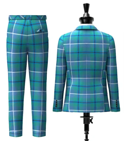 Douglas Tartan Suit Back