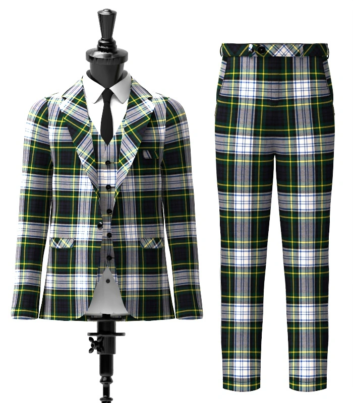 Dress Gordon Tartan Suit Front Dress Gordon Tartan Suit Front