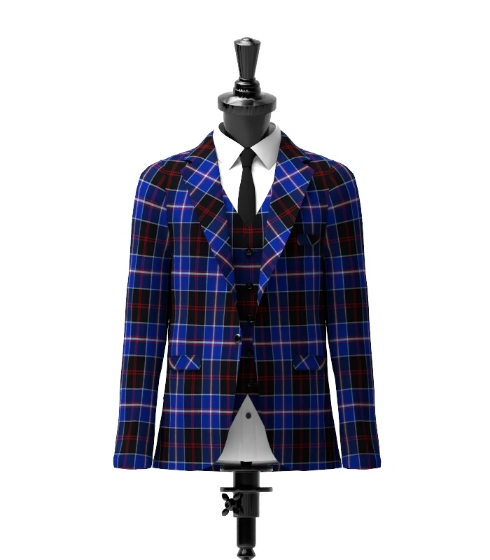 Dunlop Tartan Jacket Front Dunlop Tartan Jacket Front