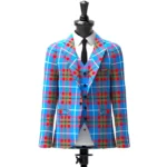 Edinburgh Tartan Jacket Front