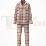 Etive Burgundy Tartan Front