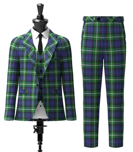 Forbes Tartan Suit Front