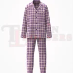 Gigha Lilac Tartan Front