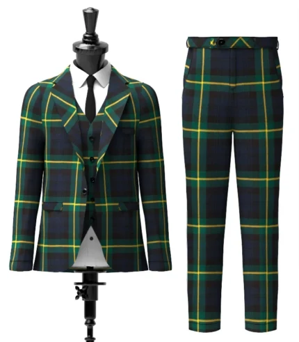 Gordon Tartan Suit Front