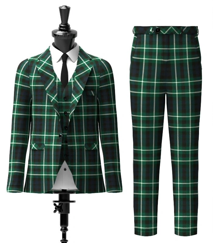 Graham Tartan Suit Front Graham Tartan Suit Front