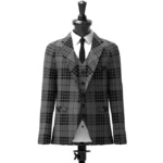 Grey Spirit Tartan Jacket Front