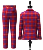 Hamilton Tartan Suit Back