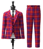 Hamilton Tartan Suit Back