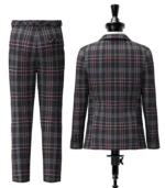 Hebridean Heather Tartan Suit Back