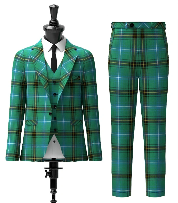 Henderson Tartan Suit Front Henderson Tartan Suit Front