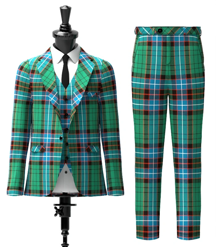 Hunter Tartan Suit Front Hunter Tartan Suit Front