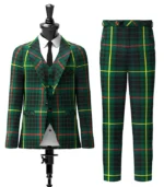 Hunting Stewart Tartan Suit Front