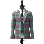 Isle of Skye Tartan Jacket Front