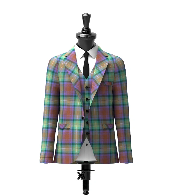 Isle of Skye Tartan Jacket Front Isle of Skye Tartan Jacket Front