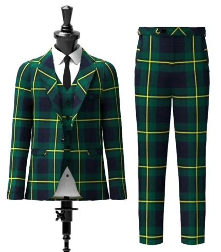 Johnstone Tartan Suit Front