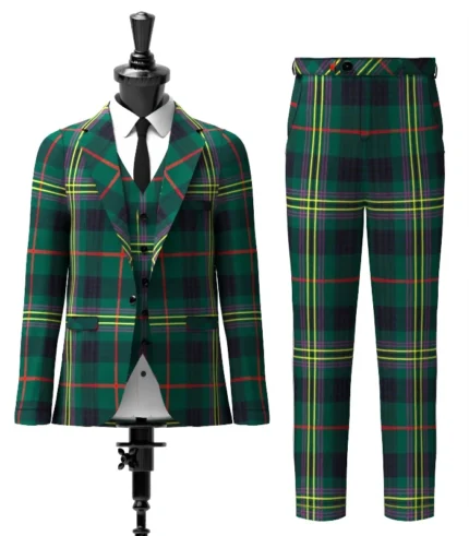 Kennedy Tartan Suit Front