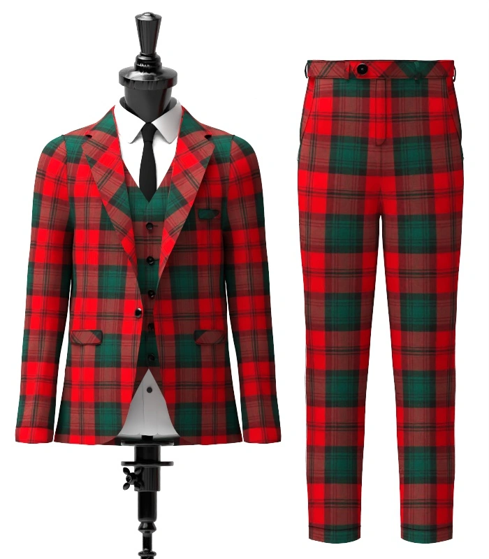 Kerr Tartan Suit Front Kerr Tartan Suit Front