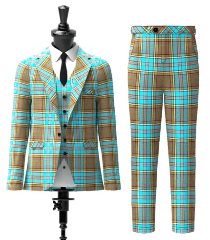 Kerr Tartan Suit Front