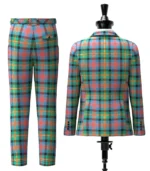 Logan Tartan Suit Back